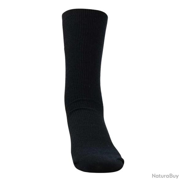Lot de 3 paires de chaussettes confort sans �lastique noir gris 43 - 46