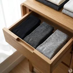 Lot de 3 paires de chaussettes confort sans &eacute;lastique noir gris 39 - 42