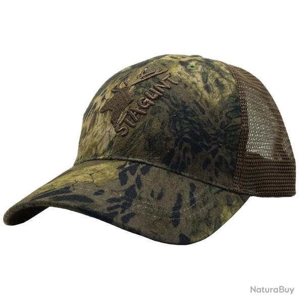 Casquette STAGUNT brod�e polyester camo Wild Cap kaki