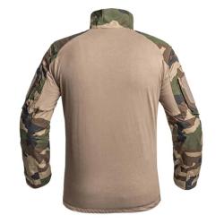 Chemise Ubas Fighter col montant zip coton polyester camo &agrave; 3XL