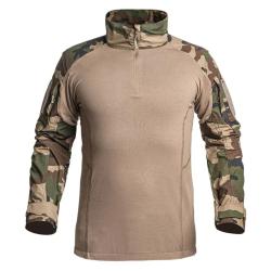Chemise Ubas Fighter col montant zip coton polyester camo &agrave; 3XL
