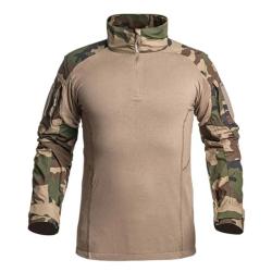 Chemise Ubas Fighter col montant zip coton polyester camo &agrave; 3XL