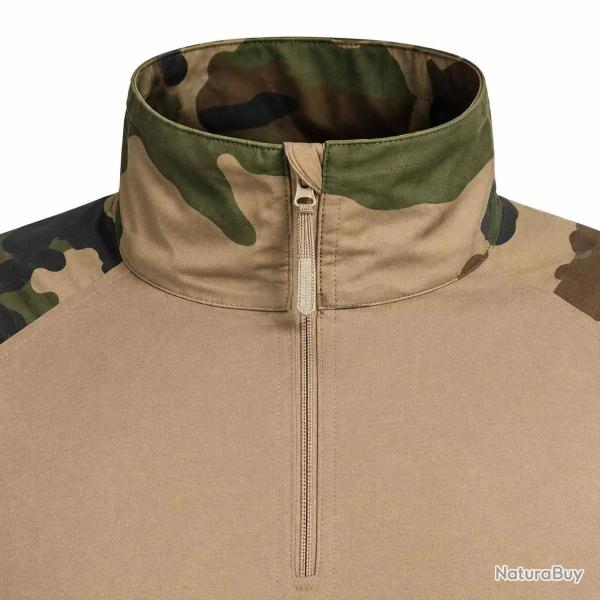 Chemise Ubas Fighter col montant zip coton polyester camo � 3XL
