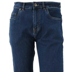Jeans coupe droite Andrew 5 poches coton bleu moyen 40 &agrave; 54 40