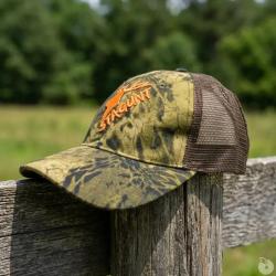 Casquette brod&eacute;e polyester camo Wild Cap blaze taille unique