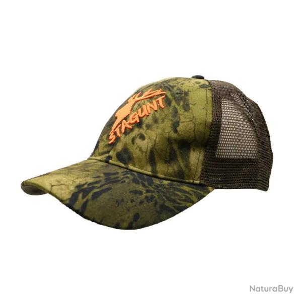 Casquette brod�e polyester camo Wild Cap blaze taille unique