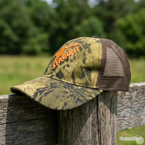Casquette brod�e polyester camo Wild Cap blaze taille unique