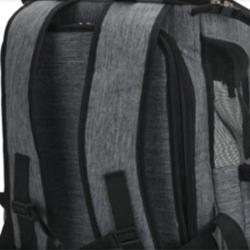 Sac &agrave; dos pour animaux 32,5 x 25 x 40 cm gris