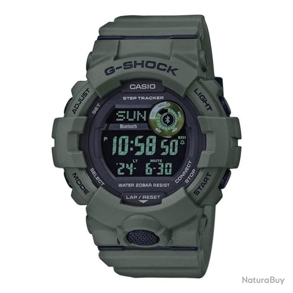 Montre CASIO G-SHOCK bluetooth vert olive + pile CR2025