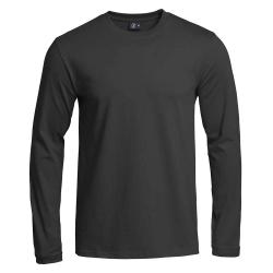 T shirt Strong Manche Longue Noir de M &agrave; XL