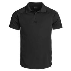 Polo Instructor fit respirant polyester l&eacute;ger noir &agrave; 3XL