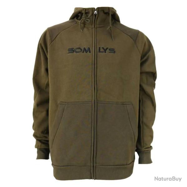 Sweat � capuche marron de taille S � 3XL S