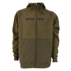 Sweat &agrave; capuche marron de &agrave; 3XL