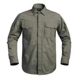 Chemise Fighter renforc&eacute;e respirant coton polyester kaki M &agrave; 3XL