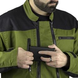 Combinaison de travail double Zip Trident bicolore 3XL
