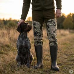 Pantalon de chasse stretch Somlys&reg; 644 camouflage digital vert
