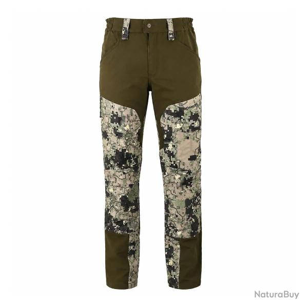 Pantalon stretch digital vert 38 � 54