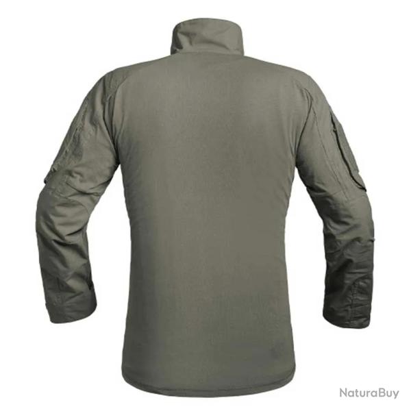 Chemise Ubas Fighter col montant zip coton polyester kaki M � 3XL