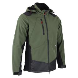Blouson Softshell River polaire polyester kaki noir M &agrave; 3XL M