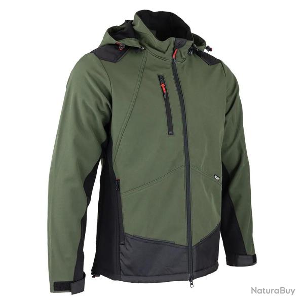 Blouson Softshell River polaire polyester kaki noir M � 3XL