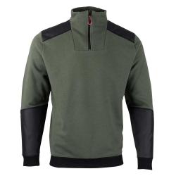 Sweat camionneur homme Barbade kaki de M &agrave; 3XL