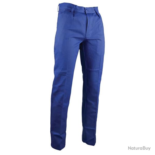 Pantalon de travail Clou Coton serg� Bleu Bugatti du 40 au 70 48