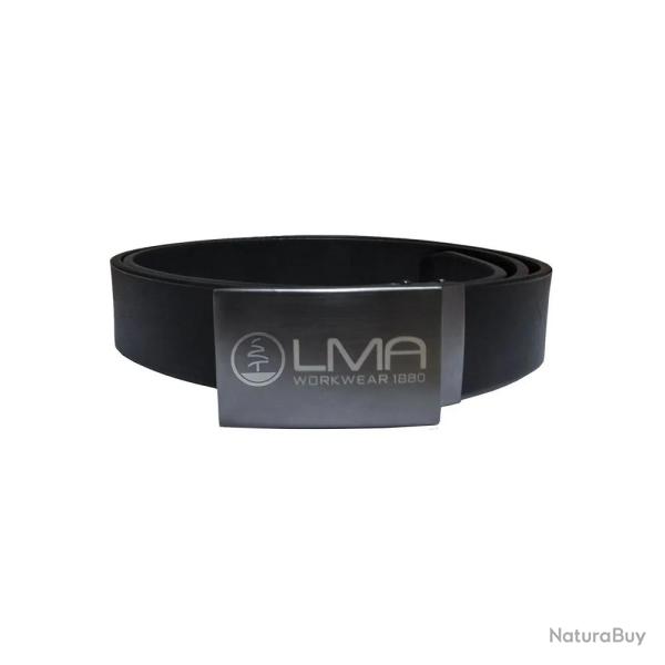 Ceinture Cuir Bivouac noir 120 cm