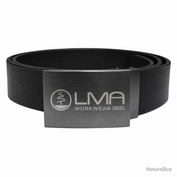 Ceinture Cuir Bivouac noir 120 cm