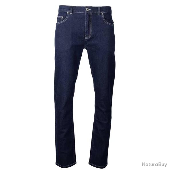Jeans Coupe Droite Bleu Fonc� Denim Extensible de 40 � 54