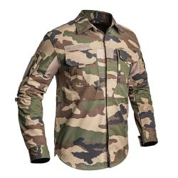 Chemise Fighter respirante mesh coton polyester camo CE M &agrave; 3XL