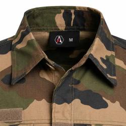 Chemise Fighter respirante mesh coton polyester camo CE M &agrave; 3XL