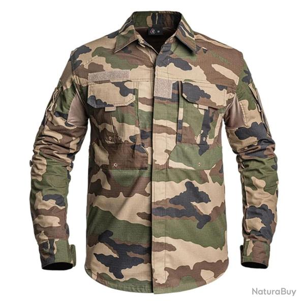 Chemise Fighter respirante mesh coton polyester camo CE M � 3XL