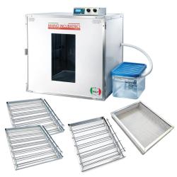 Couveuse + 2 Tiroirs caille &agrave; poule + 1 Tiroir oeufs oie + 1 Panier d'&eacute;closion + 1 Kit humidificatio