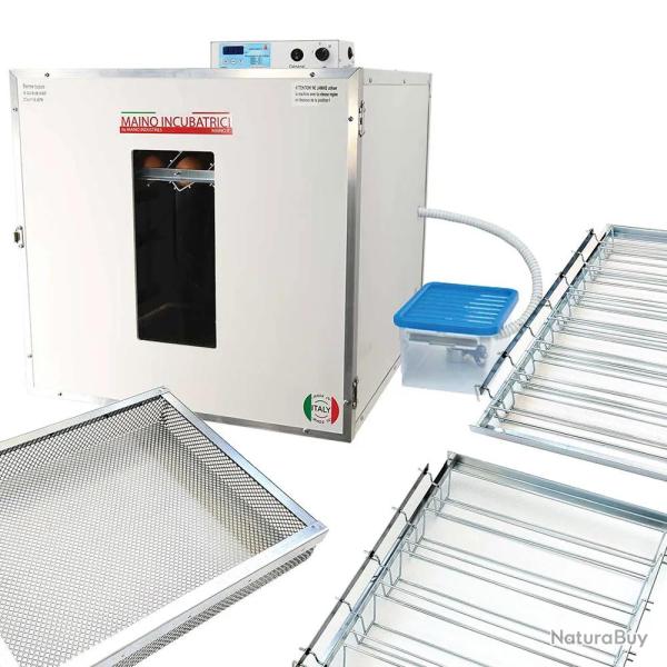 Kit couveuse �vo tiroirs poule et oie + 1 panier + humidificateur