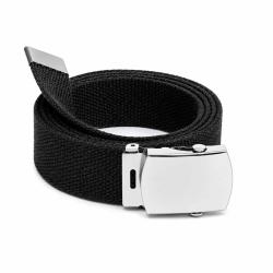 Ceinture Toile Type US Percussion noir 130 cm