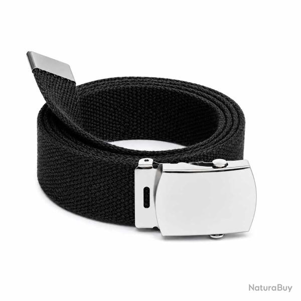 Ceinture Toile Type US Percussion noir 130 cm
