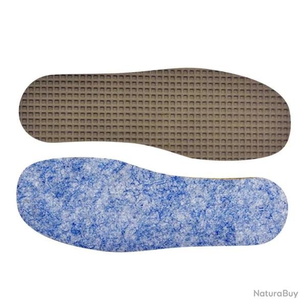 Semelles anti-bact�rienness antid�rapantes feutre 37/38 � 45/46 43 / 44