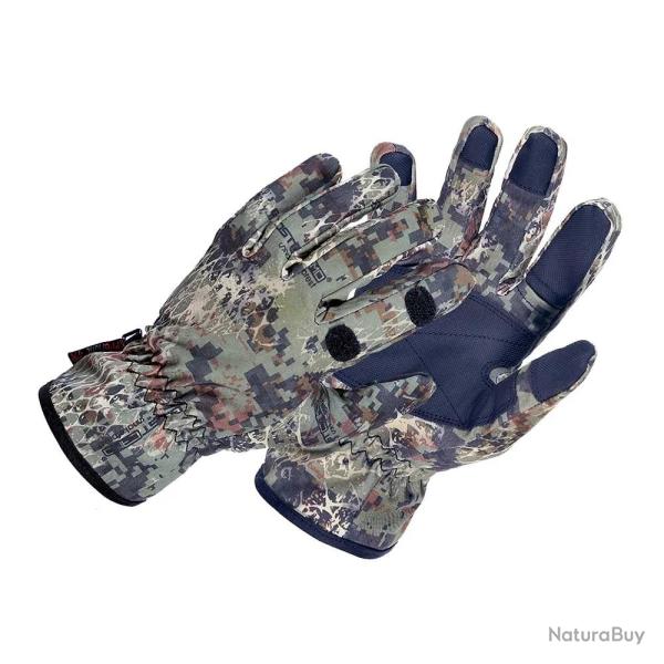 Gants antid�rapants imperm�able polyester camo forest M � 2XL M