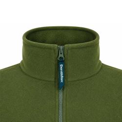 Blouson polaire broderie sanglier 2 poches polyester kaki M &agrave; 3XL 2XL