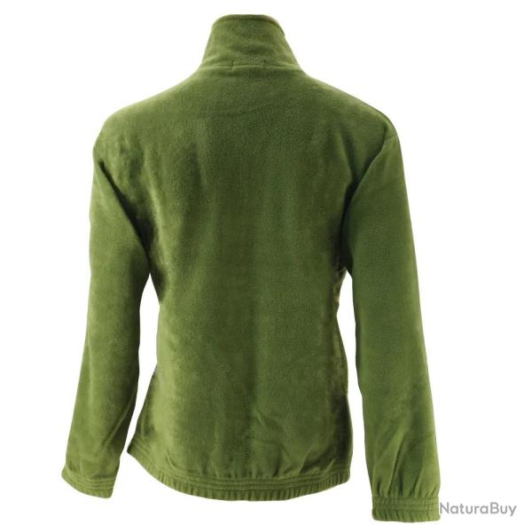 Blouson polaire broderie sanglier 2 poches polyester kaki M � 3XL 2XL