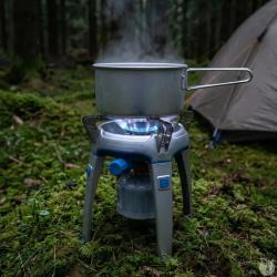 R&eacute;chaud &agrave; gaz Campingaz Bivouac acier gris 18x18x24,5cm