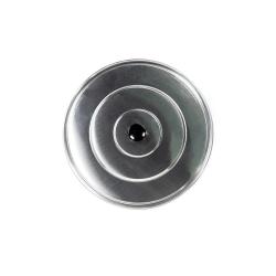 Couvercle &agrave; paella poign&eacute;e bak&eacute;lite aluminium 40cm