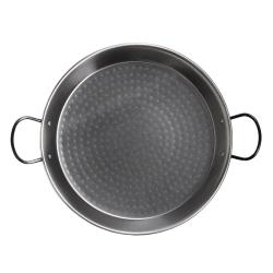 Plat paella flamme directe acier poli lamin&eacute; &Oslash;60cm 12-20 pers