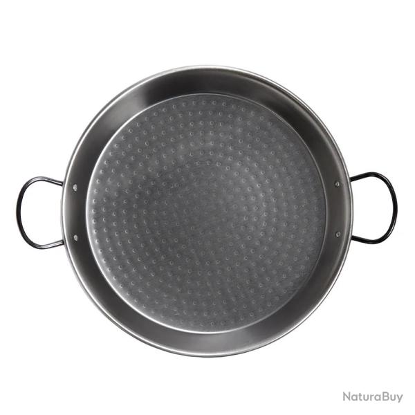 Plat paella flamme directe acier poli lamin� �60cm 12-20 pers