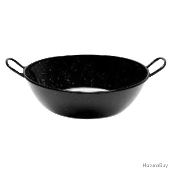 Po�le profonde �maill�s poign�es acier lamin� �30-36-60cm 36cm