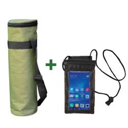 Etui &eacute;tanche T&eacute;l&eacute;phone + Porte Bouteille Isotherme