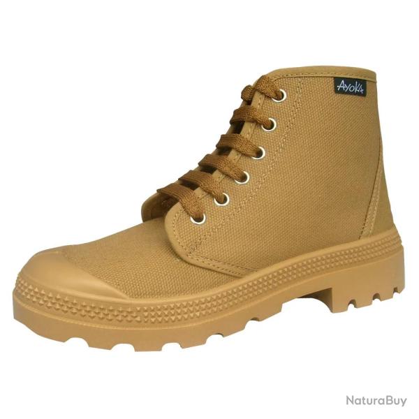 Chaussures Brousse toile tige en coton beige 39 � 46
