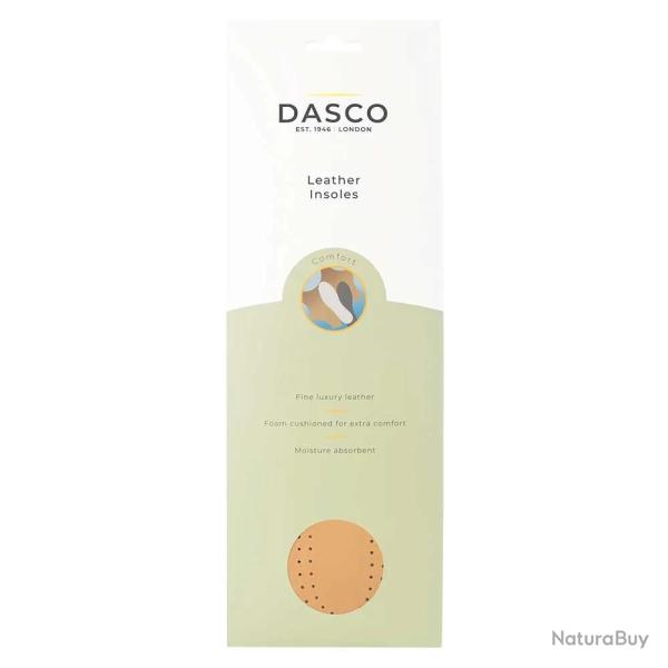 Semelles cuir doubl�es mousse l�g�re 1 paire