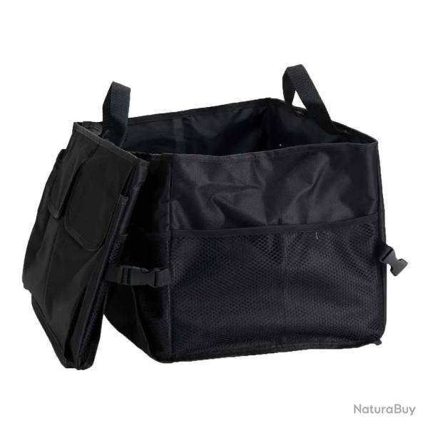Sac coffre voiture Oxford 600D noir 56x39x26cm renforc� carton