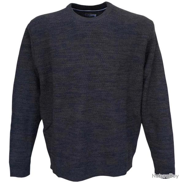 Pull col rond Round Havane 63 acrylique 27 laine 10 nylon